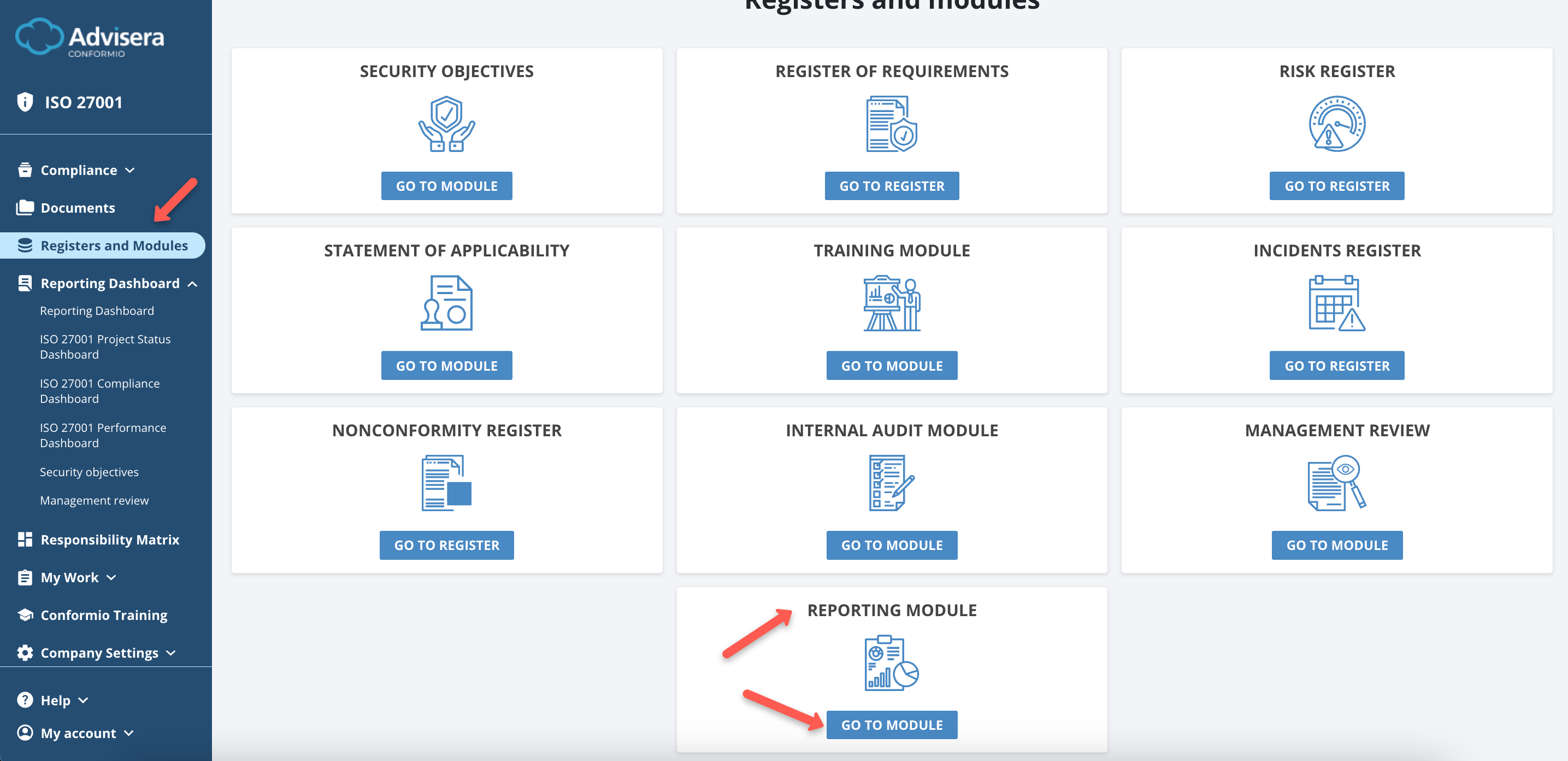 Reporting Dashboard Advisera Help Center Reporting Dashboard Advisera Help Center