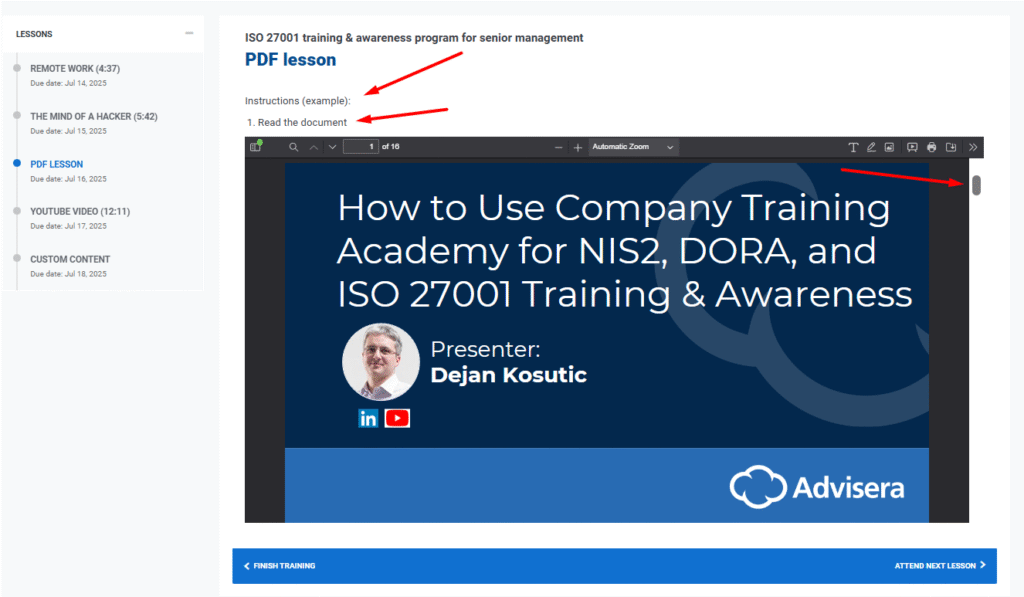 How to upload documents | Advisera Help Center