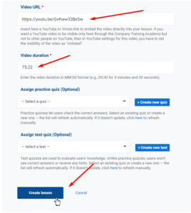 How to upload videos - Advisera Help Center