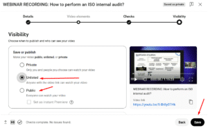 How to upload videos - Advisera Help Center