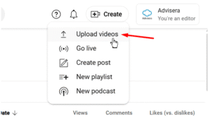 How to upload videos - Advisera Help Center