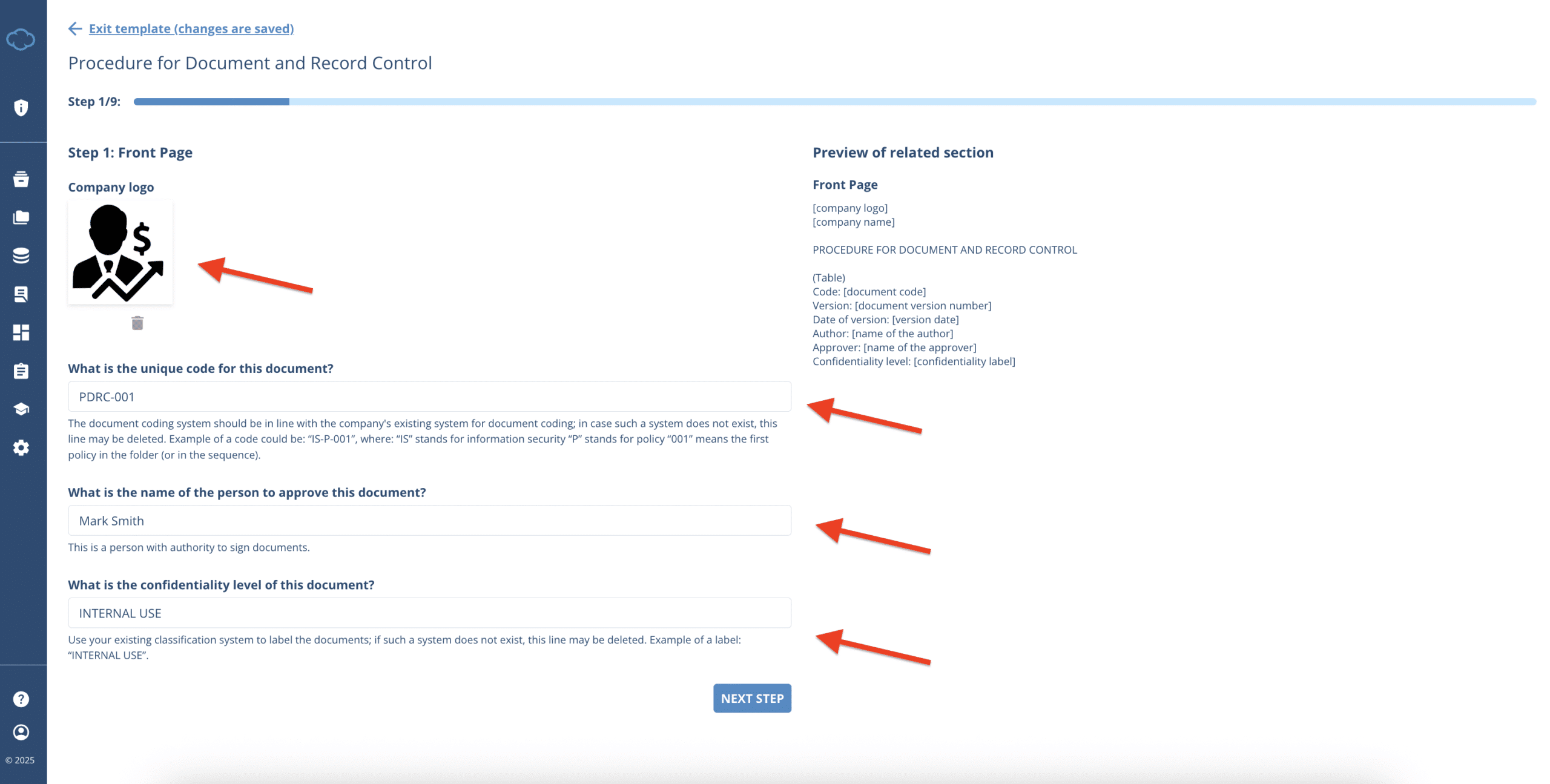 Working with Documents in Conformio Working with Documents in Conformio - Advisera Help Center